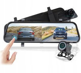 MBG line® HS900 Pro - Grabadora de espejo retrovisor para coche - Cámara de aparcamiento Pro en carretera 2K + FHD