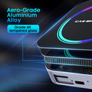 HUXGO® Adattatore wireless 3-in-1 CarPlay e Android Auto compatibile con dispositivi Apple e Android