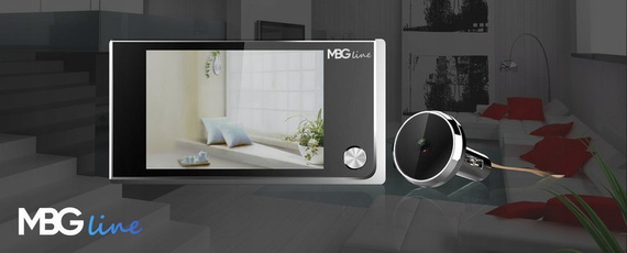MBG line® SF520A - Electronic door viewer with 3.5 Inch LCD Display -  Wide angel 120°