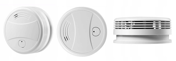 HUXGO® HXA433 Détecteur de fumée WiFi sans fil - Compatible avec l'application TUYA