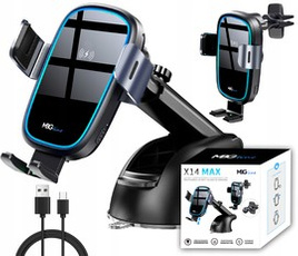 MBG line® X14 MAX - Car holder with wireless charger for 4.7 - 6.9 Inch Phone