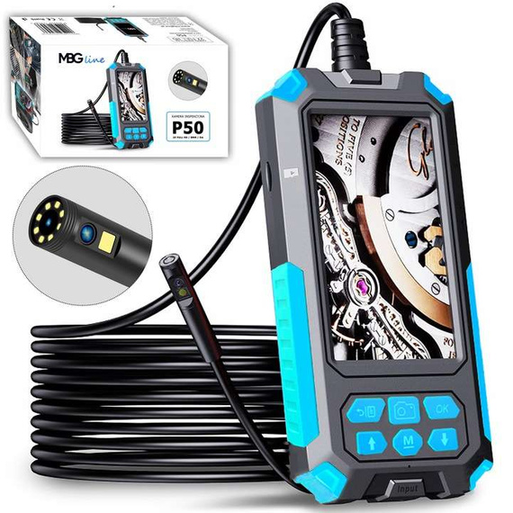 MBG line® P50 - Inspection camera with Dual Lens camera 1080p Full HD - 5 m cable HD