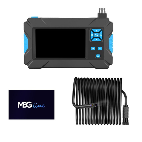 MBG line® P30 8mm - Telecamera di ispezione con obiettivo 1080p Full HD - Con cavo da 10 m