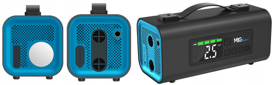 MBG Line® 811 Power – Démarreur multifonction avec compresseur, pompe à air, lampe et powerbank PD30W