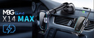 MBG line® X14 MAX - Car holder with wireless charger for 4.7 - 6.9 Inch Phone