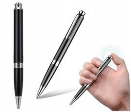 MBG line® Spion-Stift Q60 - Sprachrekorder 8GB - Abhörgerät 192kbps mit Geräuscherkennung