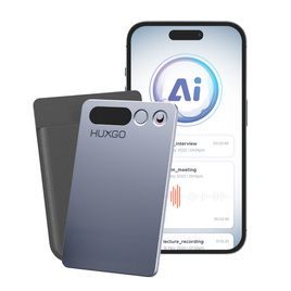 HUXGO® FW920E – Smart AI Voice Recorder with Real-Time Transcription and Translation