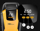 MBG line® Air Pump Car 3650 - Compresseur de voiture 12 V avec écran numérique et lumière LED