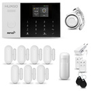 HUXGO® HXA005 - Wireless security system WiFi + GSM with 1x Motion Detector & 7x Door / window sensor | Home Alarm System SET with App TUYA