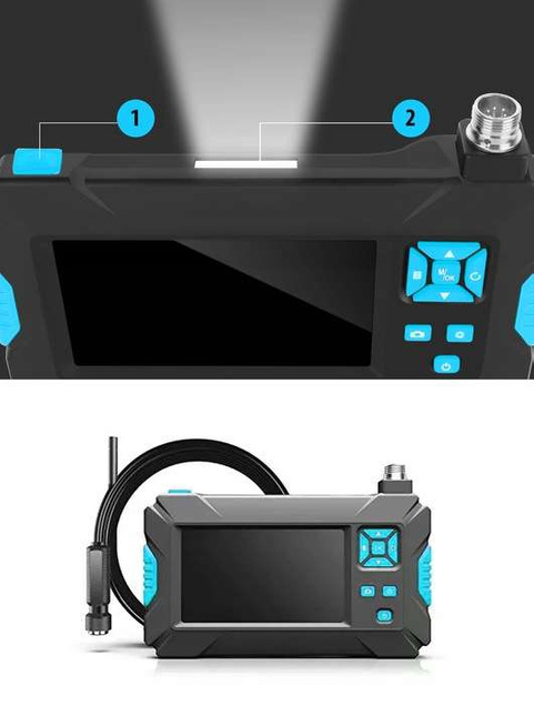 MBG line® P30 3.9mm - Caméra d'inspection avec objectif 1080p Full HD - Avec câble de 10 m