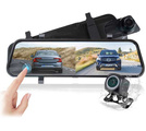 MBG line® HS900 Pro - Rückspiegelkamera fürs Auto - Profi-Parkkamera für unterwegs 2K + FHD